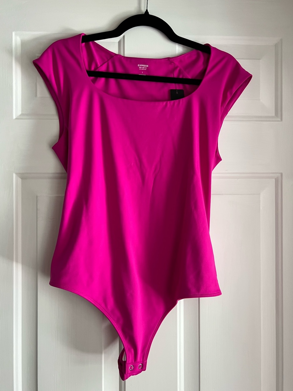 Express | (sz L) Body Contour Cap Sleeve Bodysuit  NWT